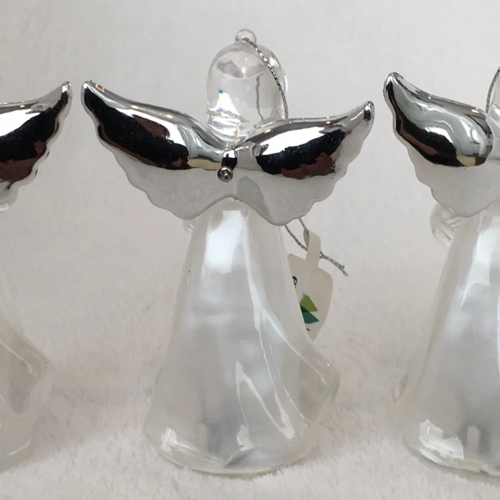 3 LED color changing acrylic Angel ornaments light up multicolor NWT - Picture 7 of 9